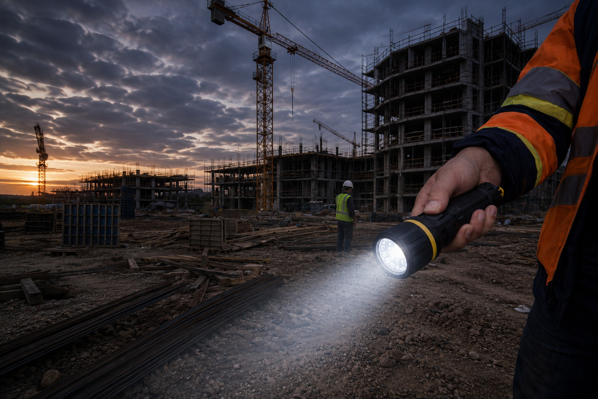 Essential Safety Equipment for Tradespeople Working in Low Light