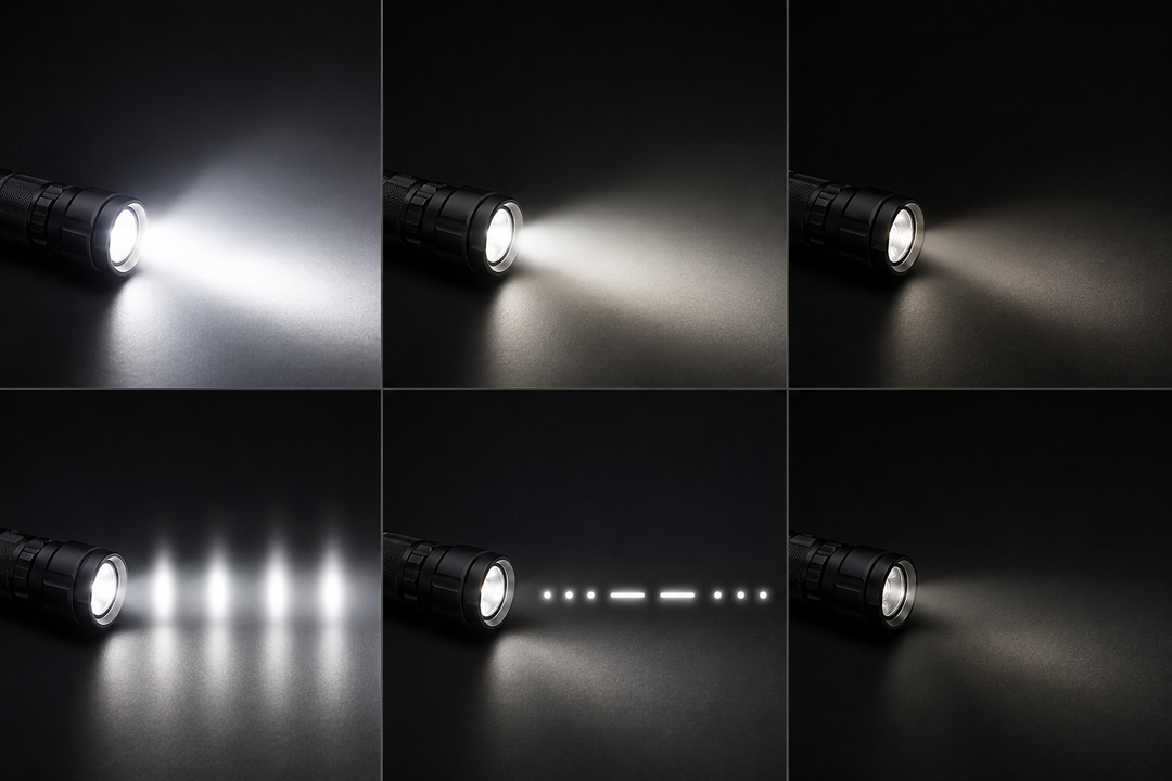Flashlight Modes Explained: Strobe, SOS, Low-Light and When to Use Each