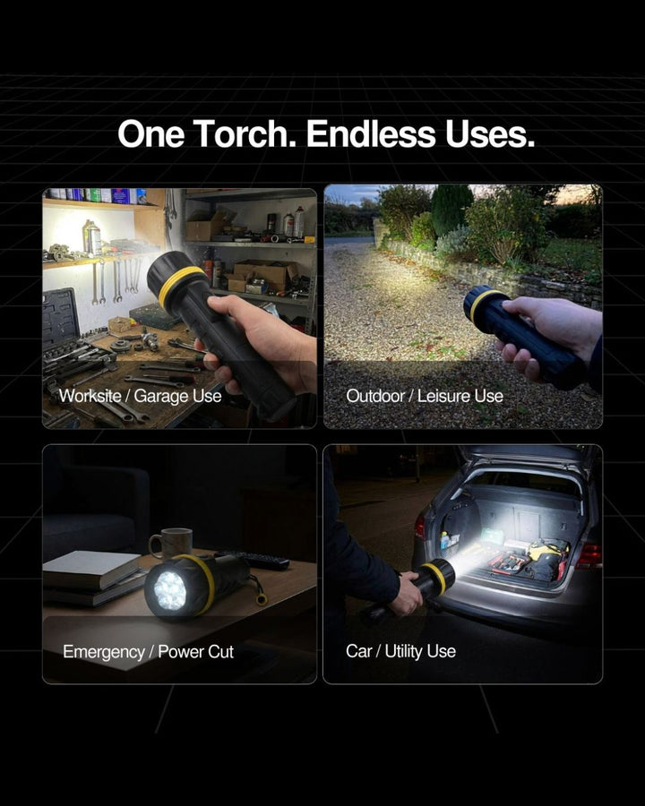 RT5150 Large Size Rubber Torch 3 or 7 LED