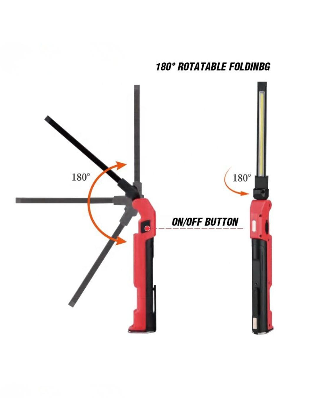 Tool Pro Inspection Torch Ultra-Thin Rechargeable Inspection Light – Rubber Torch UK