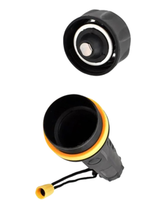 Vellcom™ Small Rubber Torch - 3 LED RT5148