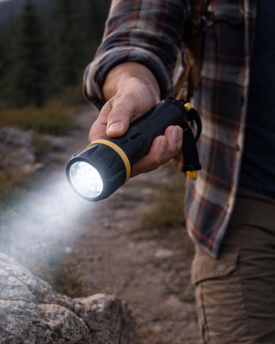 DayLighter torch being used outdoors