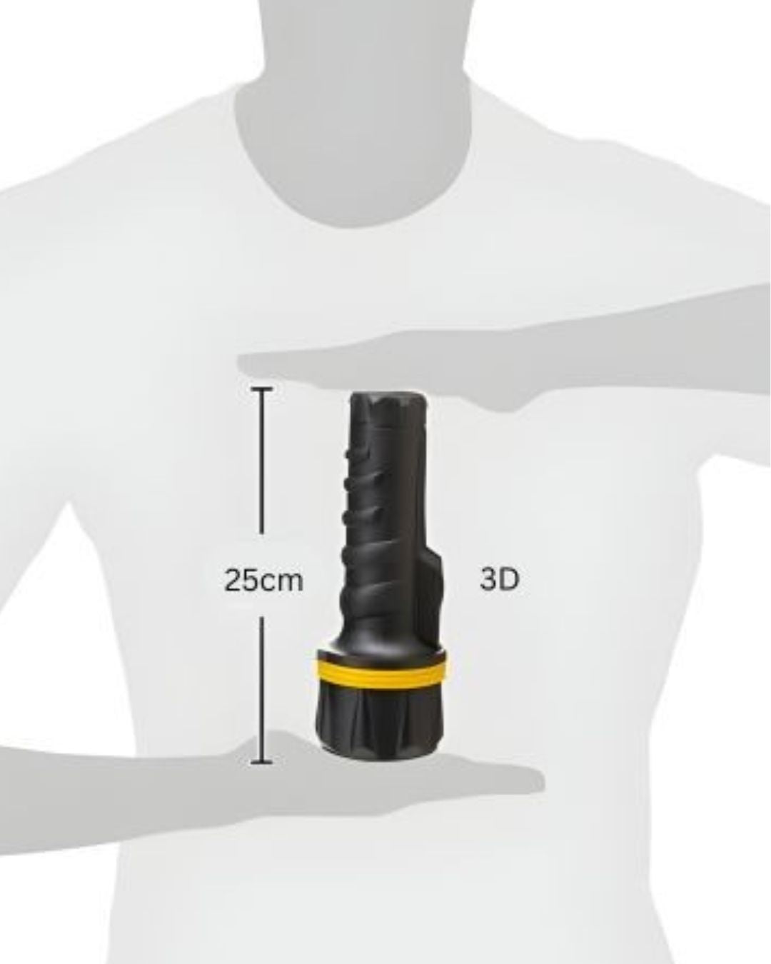 RT5150 Large Size Rubber Torch 3 or 7 LED