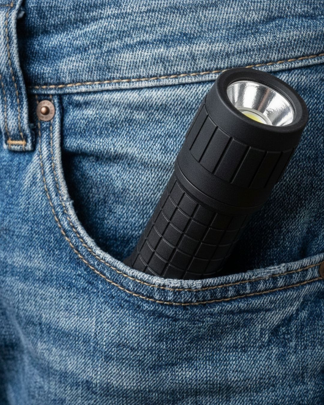 RT5147 Mini COB Led Rubber Torch