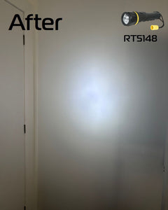Vellcom™ Small Rubber Torch - 3 LED RT5148