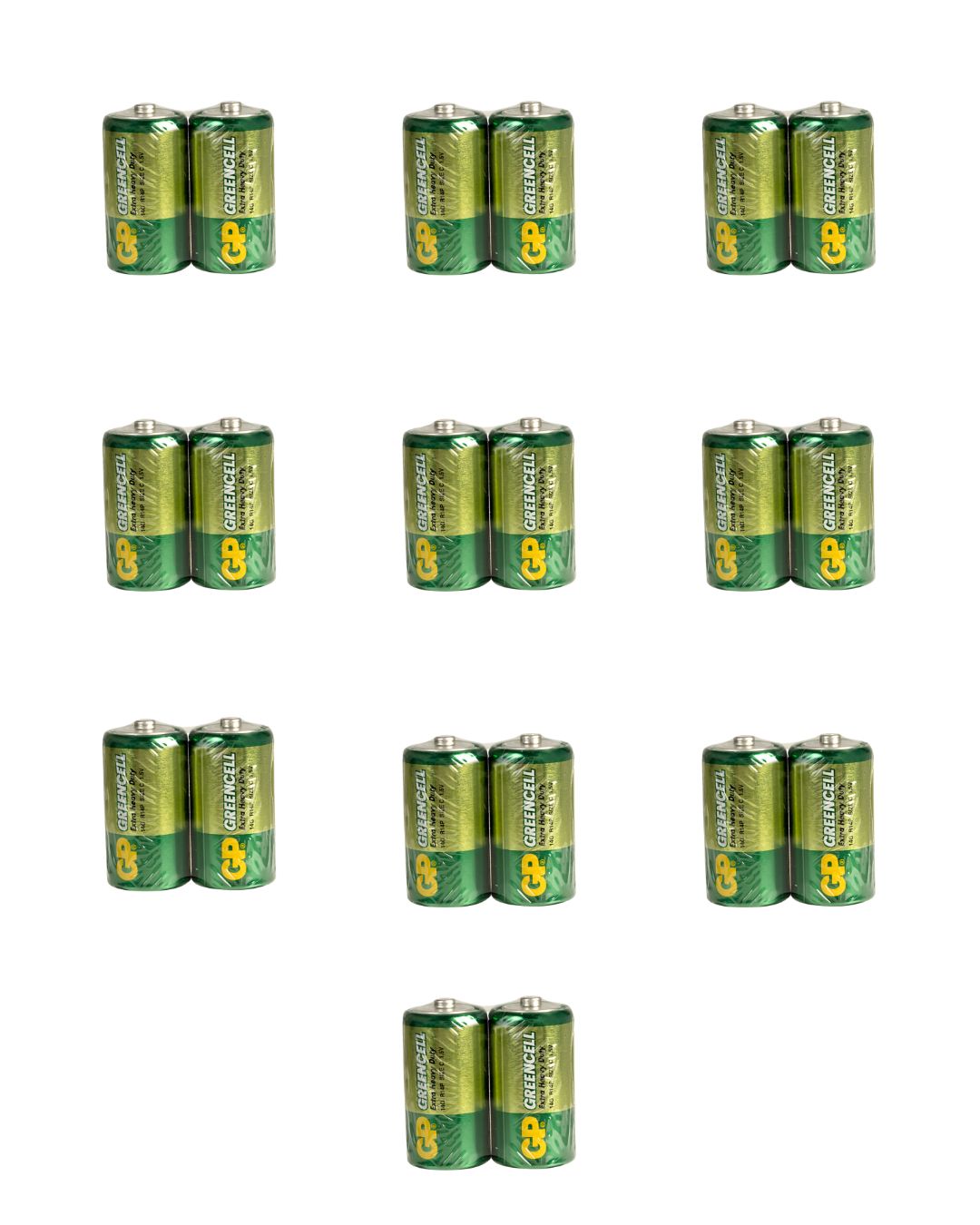 GP Greencell D Batteries – Multi-Pack