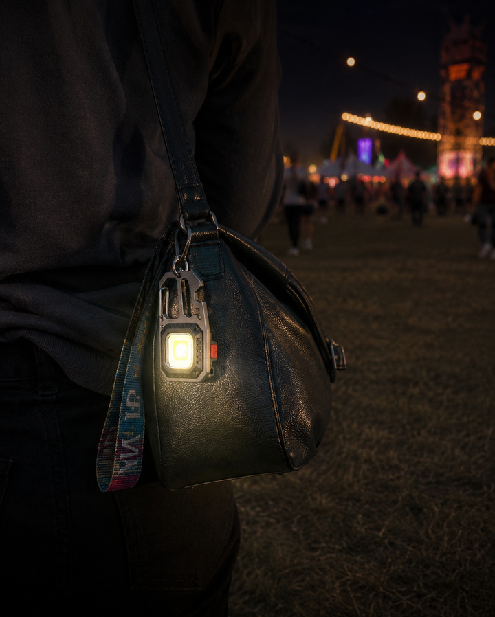 Keychain Multi-tool Lamp With Tripod Option