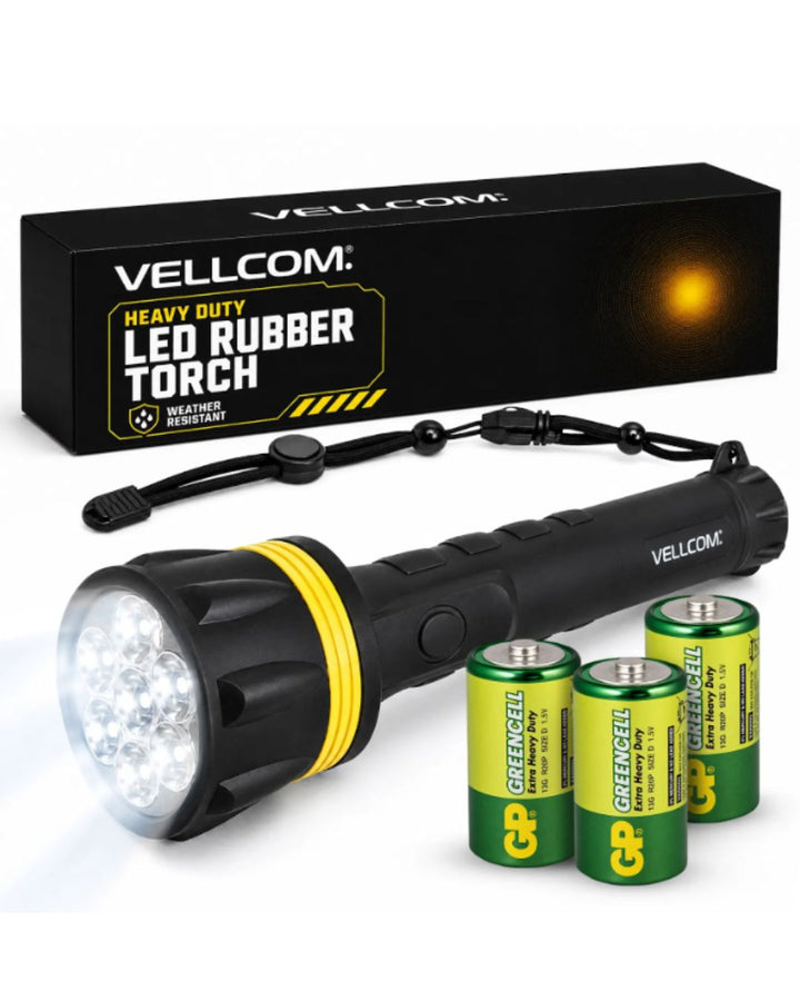 RT5150 Large Size Rubber Torch 3 or 7 LED