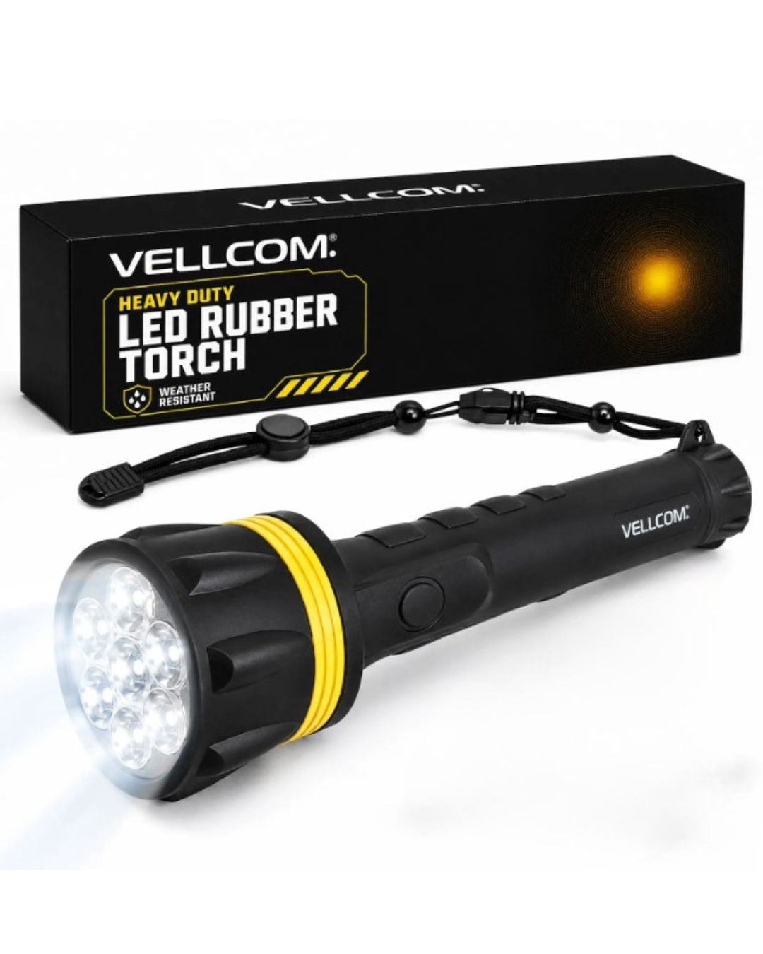 RT5150 Large Size Rubber Torch 3 or 7 LED