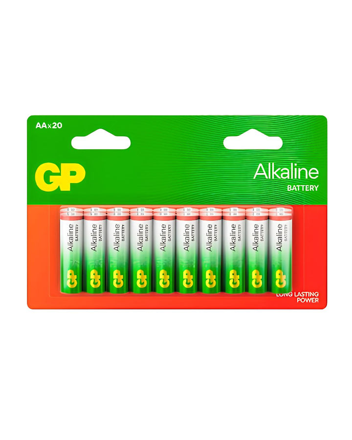 GP Alkaline AA Batteries 20 pack