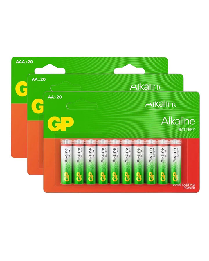 GP Alkaline AA Batteries 20 pack