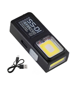Vellcom™ Mini Clip-On COB Rechargeable Light in black