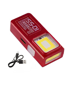 Vellcom™ Mini Clip-On COB Rechargeable Light in red